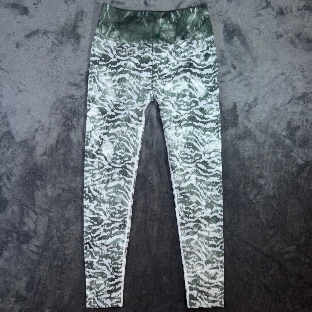 Womens Small Fabletics Leggings Excellent Abstract Tiger Print Seamless Active